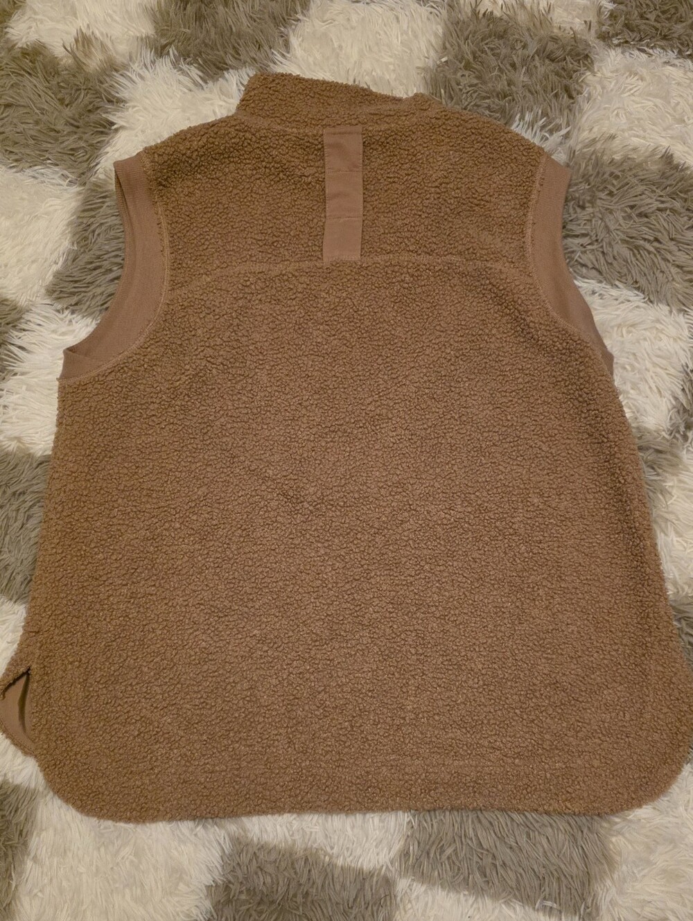 FLX Women's Camel Sherpa Utility Vest - Picture 5 of 5